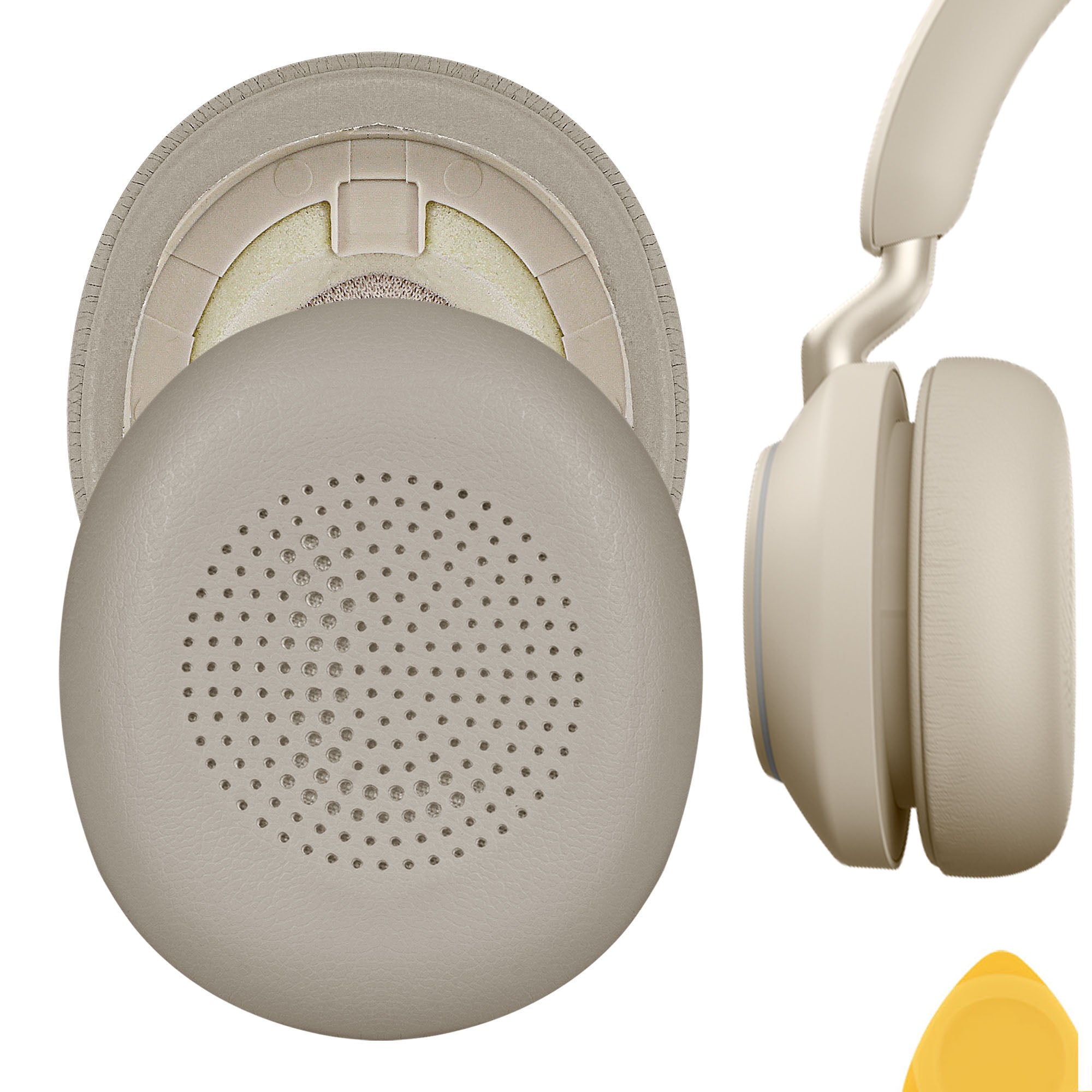 Geekria イヤーパッド QuickFit 互換性 パッド ジャブラ Jabra Evolve2