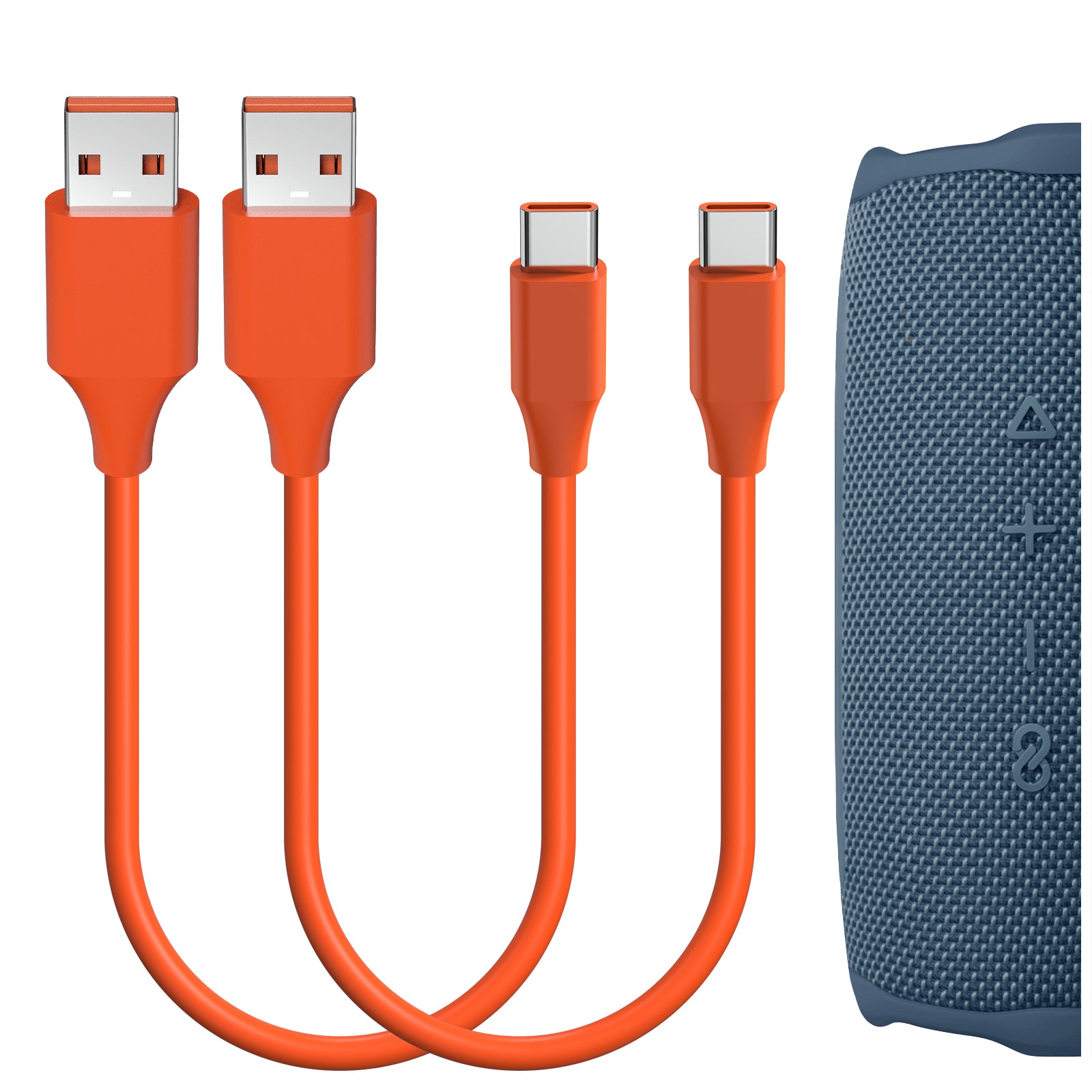 Geekria 充電ケーブル 互換性 Type-C 充電コード USB to USB-C ジェイビーエル JBL FLIP 6, FLIP 5,  PULSE 5, PULSE 4, Charge 4, Clip 4, Xtreme 3, Vibe Beam, Tour Pro 2 に対応