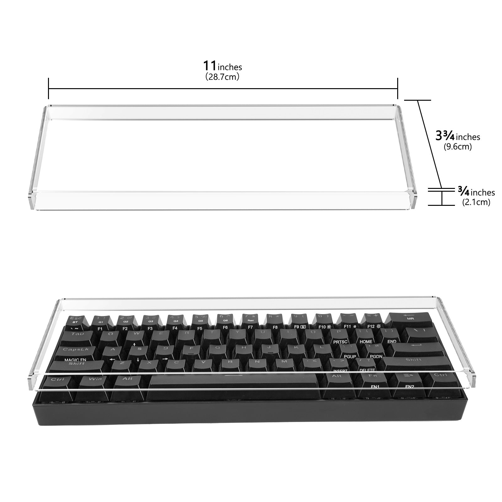 Geekria キーボード カバー ケース 互換品レイザー Razer Huntsman V2