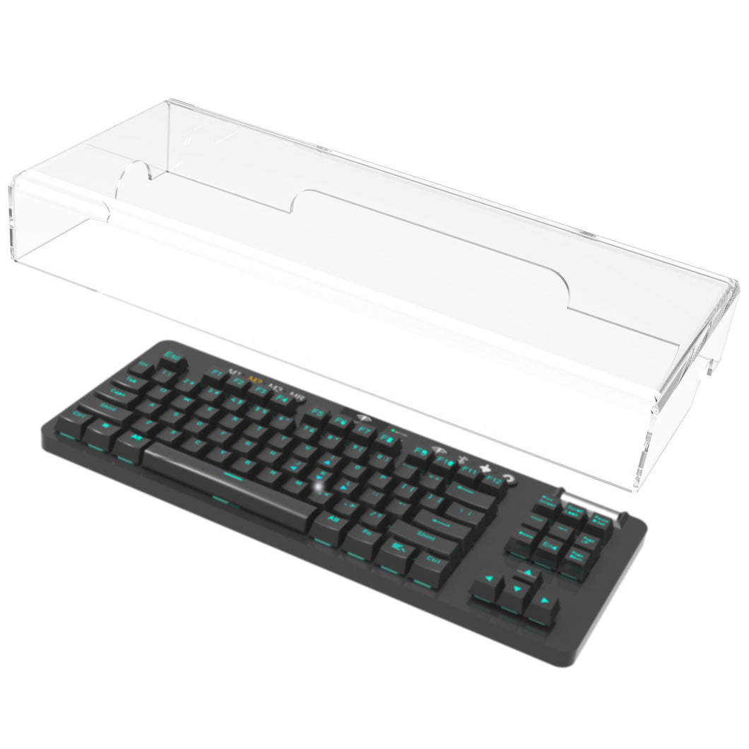 Geekria キーボード カバー ケース 互換品 ロジクール G Logicool G PRO/ G913 TKL テンキーレス  ワイヤレスメカニカルゲーミングキーボード 透明アクリル 保護カバー