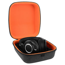 画像をギャラリービューアに読み込む, Geekria ケース Shield ヘッドホンケース 互換性 ハードケース 旅行用 ハードシェルケース Large Sized Over-Ear Headphones に対応 収納ポーチ付属 (ダークグレー)
