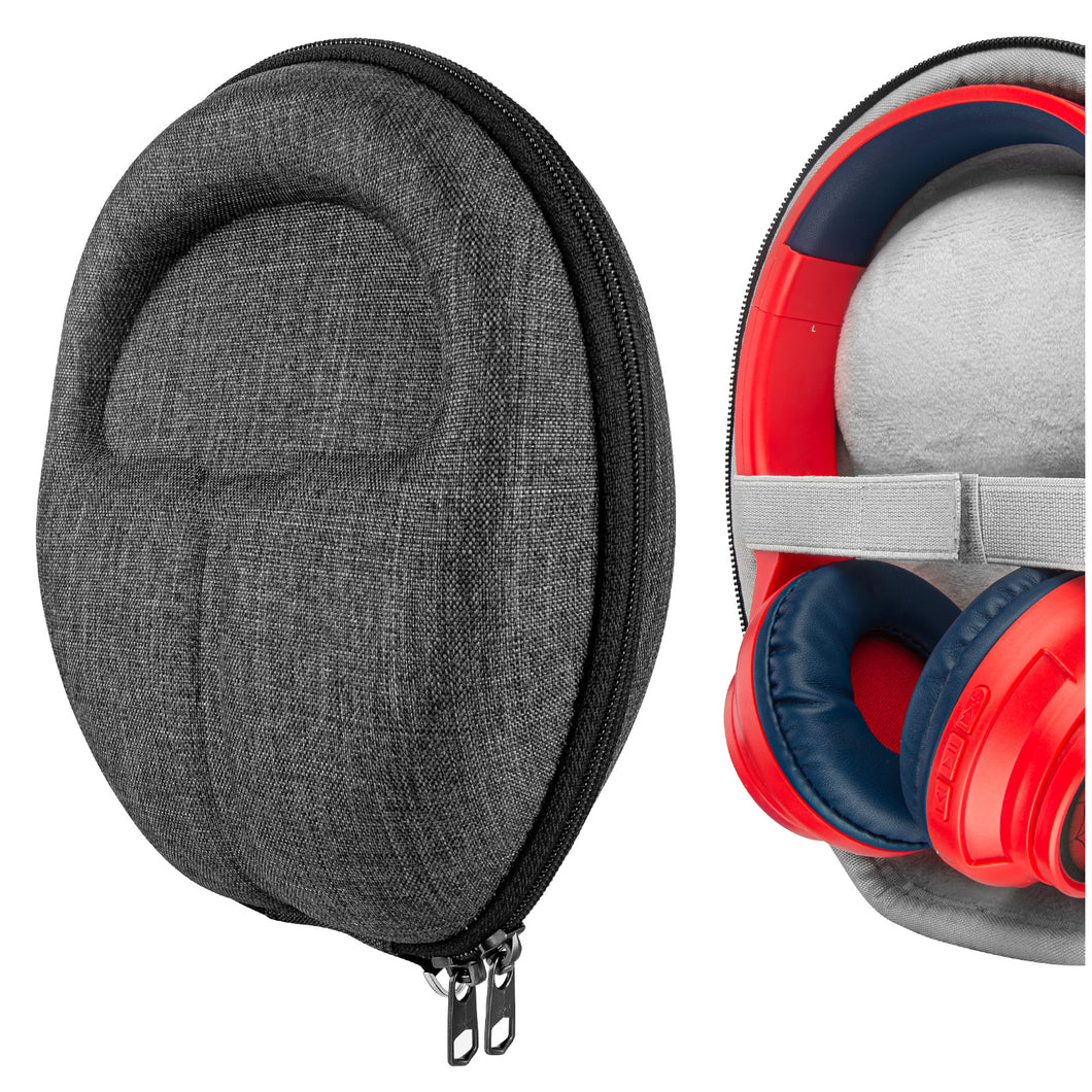 Geekria ケース Shield ヘッドホンケース 互換性 ハードケース 旅行用 ハードシェルケース EKids, IClever, POWMEE, LilGadgets, エムパウ Mpow, HyperX Cloud Mini に対応 収納ポーチ付属 (ブラック)
