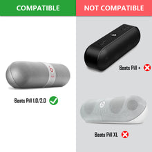 画像をギャラリービューアに読み込む, ケースBeats by Dr. Dre Pill 1.0/2.0 Bluetooth Wireless Portable Speaker対応キャリングバッグ(銀)
