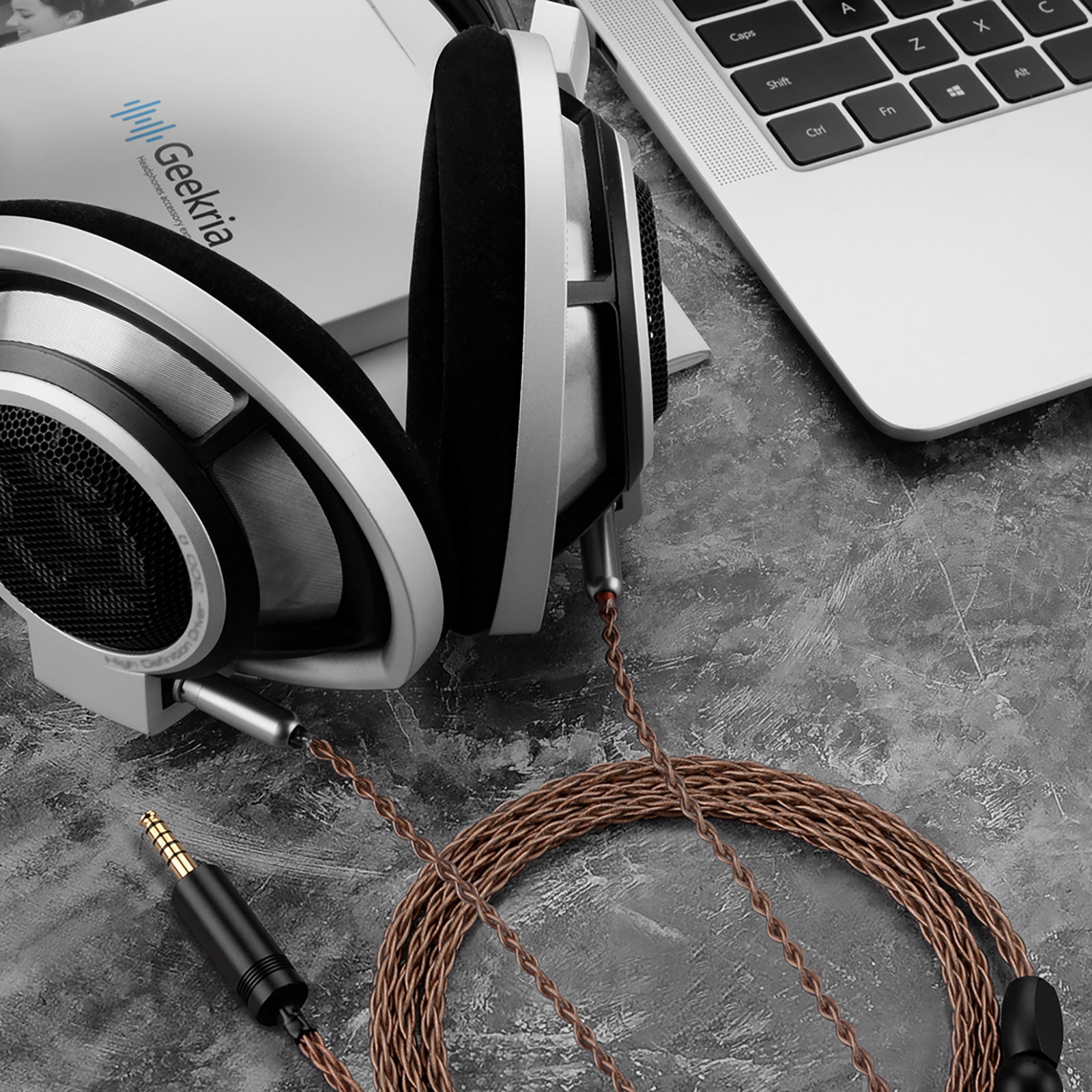 Geekria Apollo 6N 単結晶銅表面銀 アップグレード ケーブル Sennheiser ゼンハイザー HD800 HD800S –  Geekria Japan